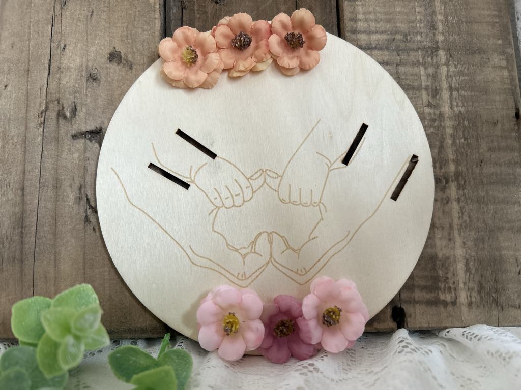 Support Bracelet de Naissance pour 2 enfants