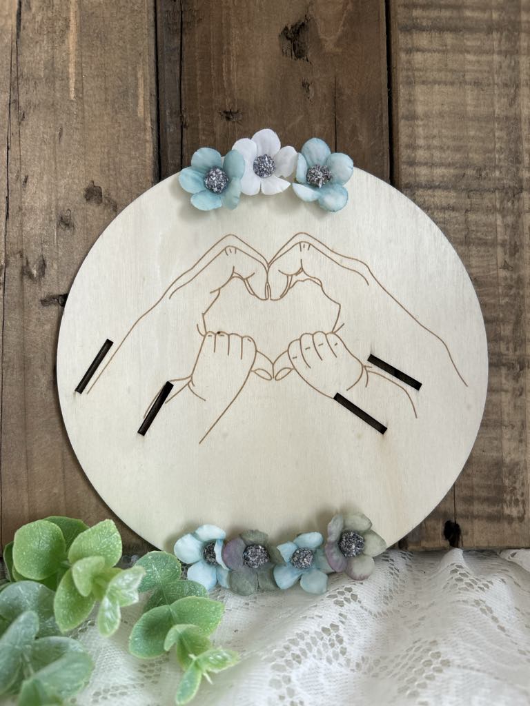 Support bracelet de naissance deux enfants